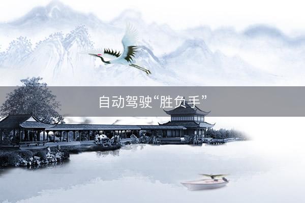 自动驾驶“胜负手”