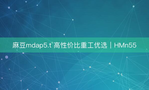 麻豆mdap5.t 高性价比重工优选｜HMn55