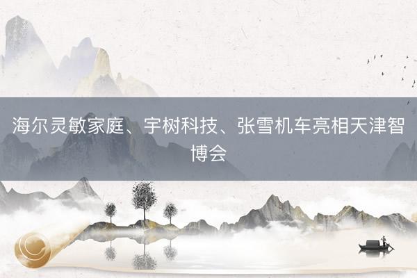 海尔灵敏家庭、宇树科技、张雪机车亮相天津智博会