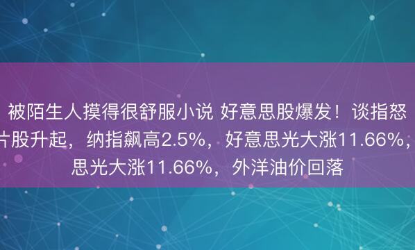 被陌生人摸得很舒服小说 好意思股爆发！谈指怒涨九百点，芯片股升起，纳指飙高2.5%，好意思光大涨11.66%，外洋油价回落